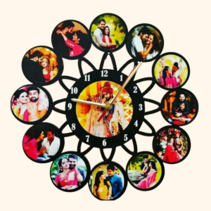 Customized Photo Collage Wall Clock