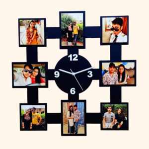 Customized Photo Frame Wall Clock