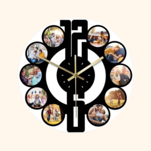 Customized Photo Collage Wall Clock