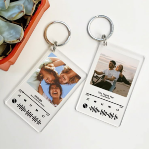 Personalized Spotify Keychain with Photo