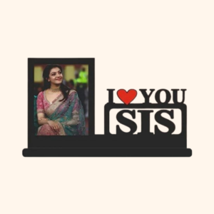 Personalized Table Top Photo Frame With Msg