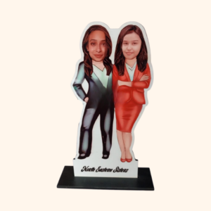 Personalized Wooden Cutout Photo Stand