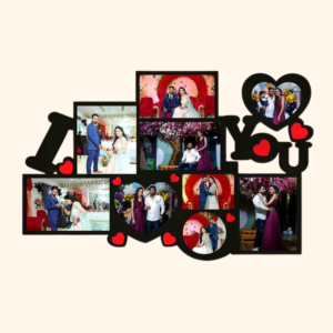 Customized Photo Collage Frame with Name