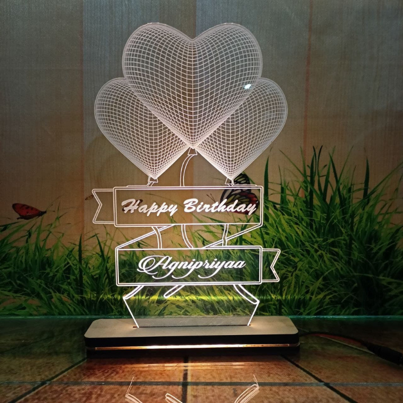 Birthday LED Night Lamp