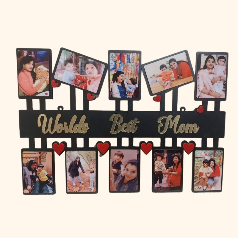 Customized Photo Collage Frame with Name