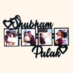 Customized Photo Collage Frame with Name